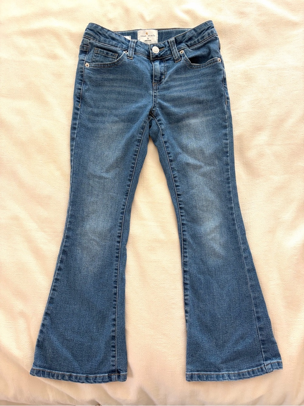 Girls' True Craft Flared Jeans, size 7